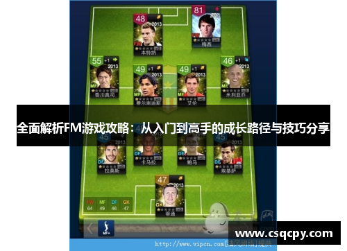 全面解析FM游戏攻略：从入门到高手的成长路径与技巧分享